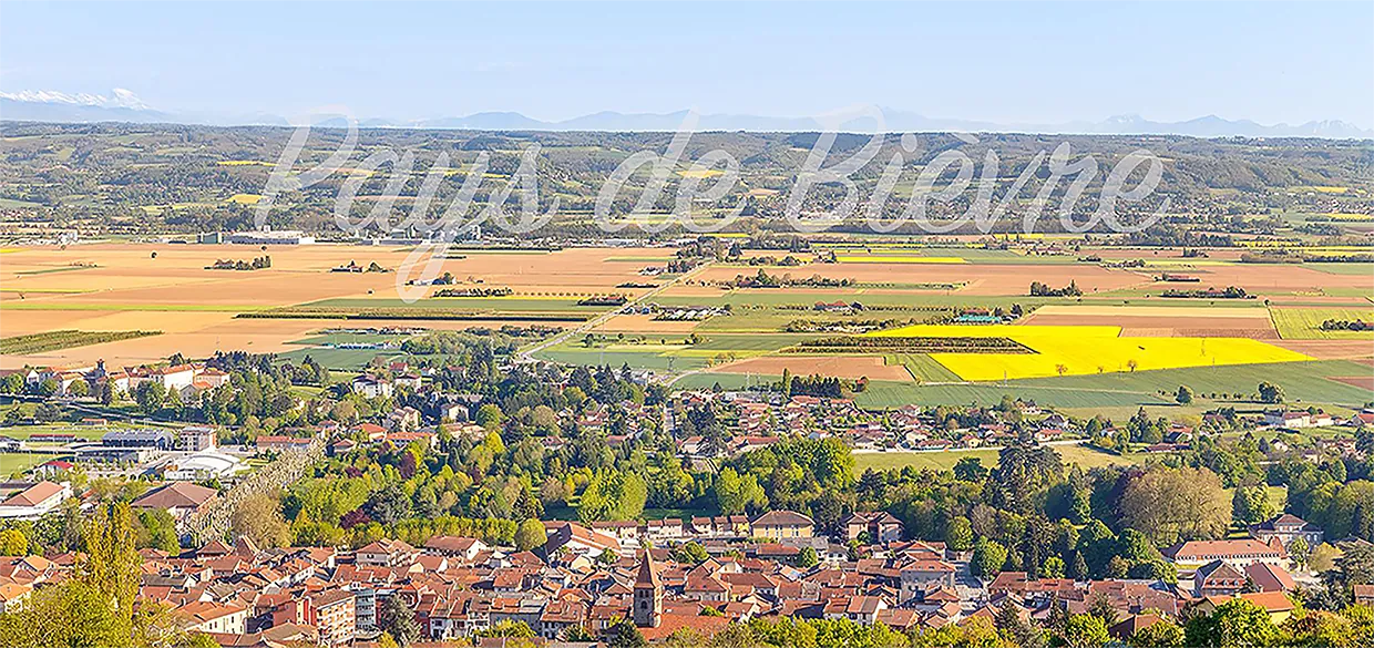 Vue aérienne du Pays de Bièvre et de ses communes